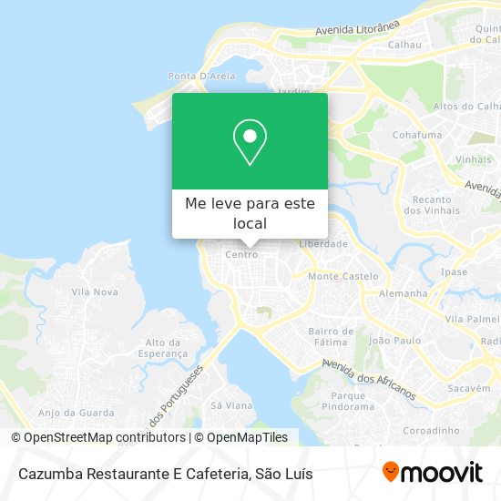 Cazumba Restaurante E Cafeteria mapa