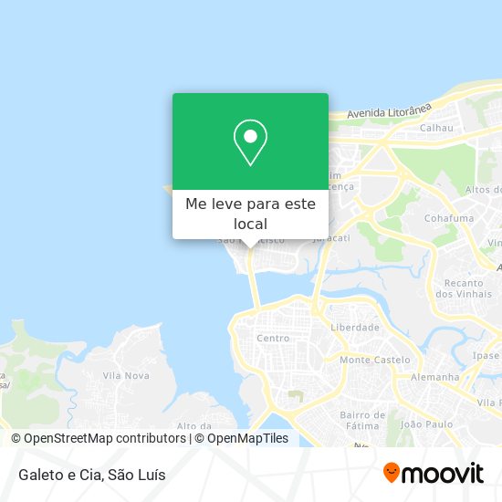 Galeto e Cia mapa