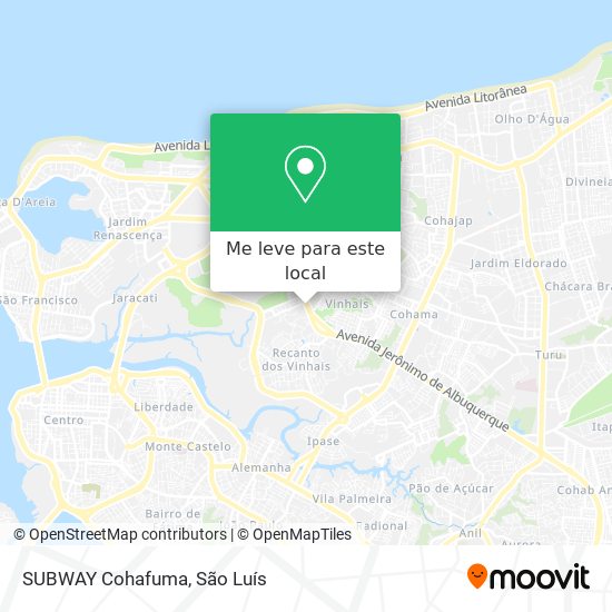 SUBWAY Cohafuma mapa