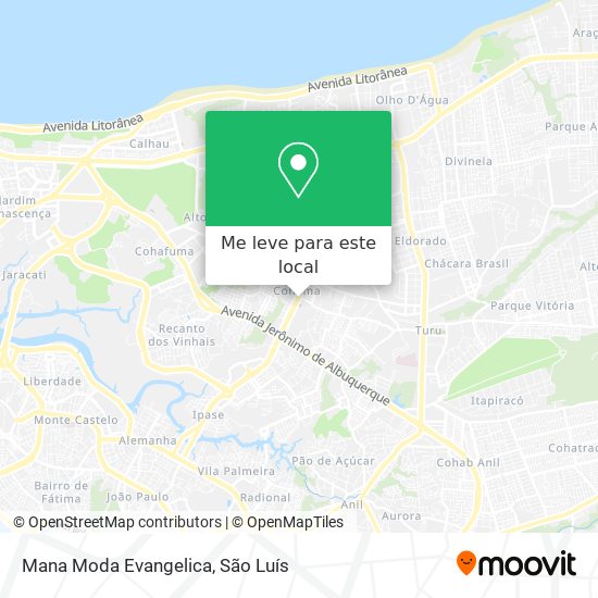 Mana Moda Evangelica mapa