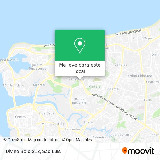 Divino Bolo SLZ mapa
