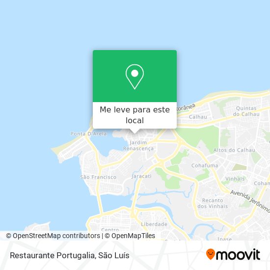 Restaurante Portugalia mapa