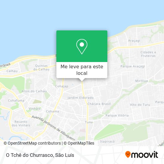O Tchê do Churrasco mapa