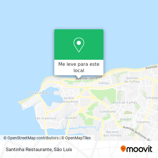 Santinha Restaurante mapa