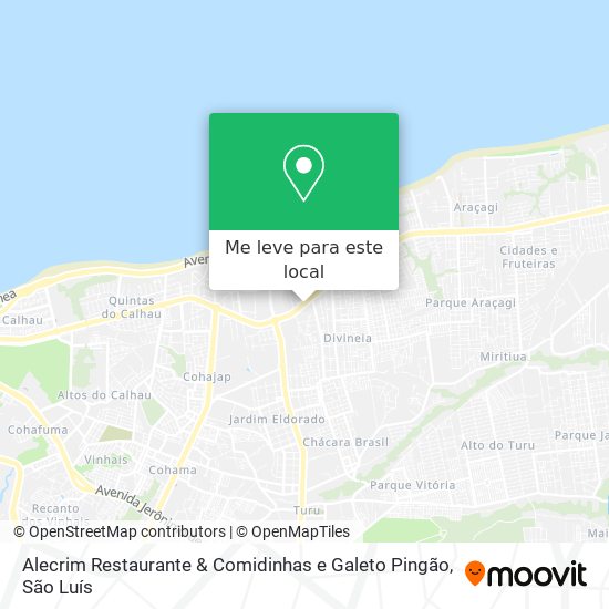 Alecrim Restaurante & Comidinhas e Galeto Pingão mapa
