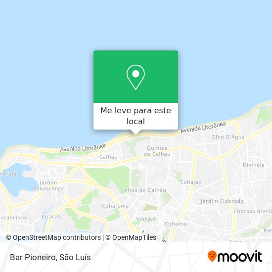 Bar Pioneiro mapa