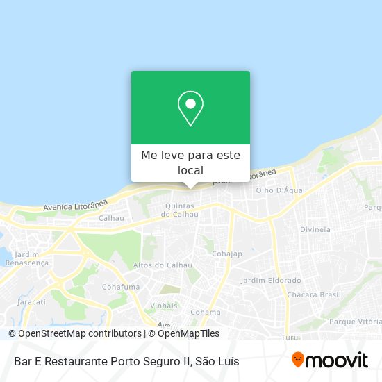Bar E Restaurante Porto Seguro II mapa