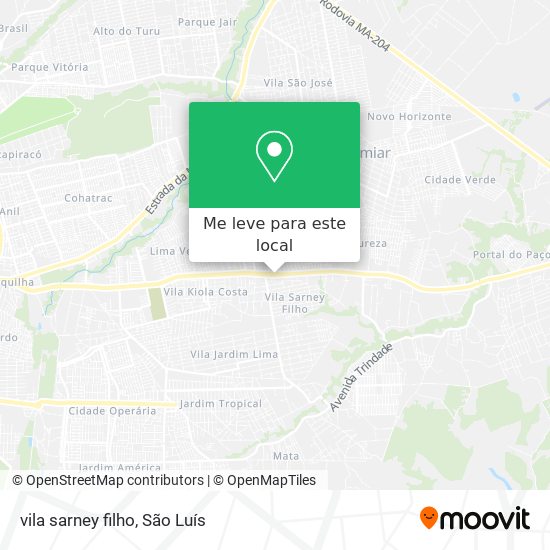 vila sarney filho mapa