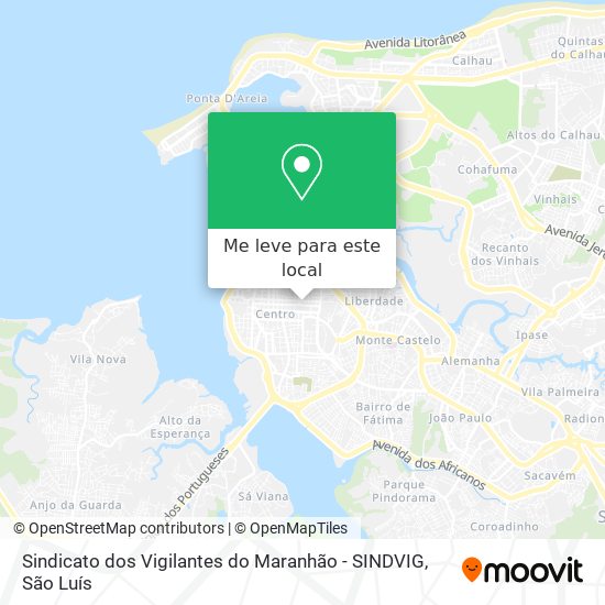 Sindicato dos Vigilantes do Maranhão - SINDVIG mapa