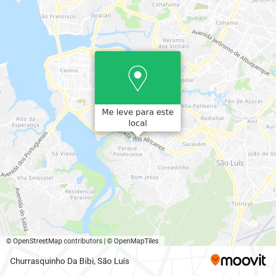 Churrasquinho Da Bibi mapa