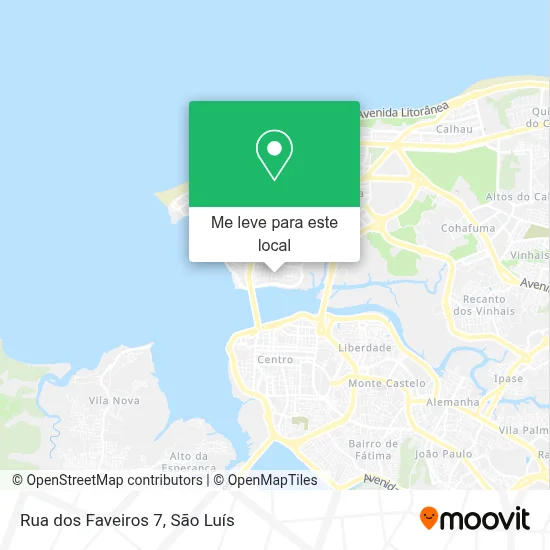 Rua dos Faveiros 7 mapa