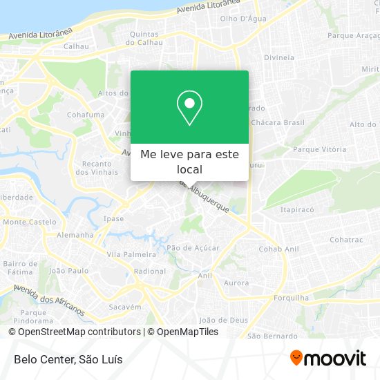 Belo Center mapa
