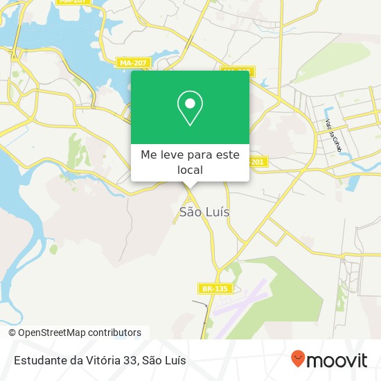 Estudante da Vitória 33 mapa