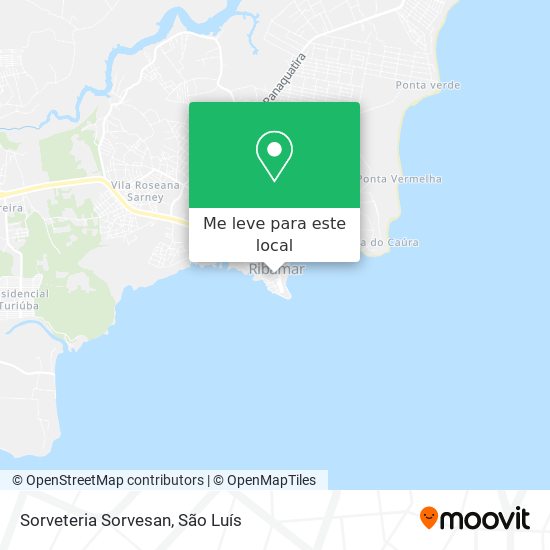 Sorveteria Sorvesan mapa