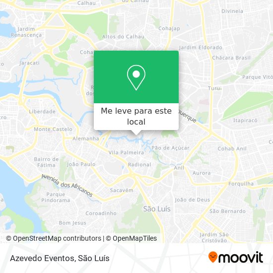 Azevedo Eventos mapa