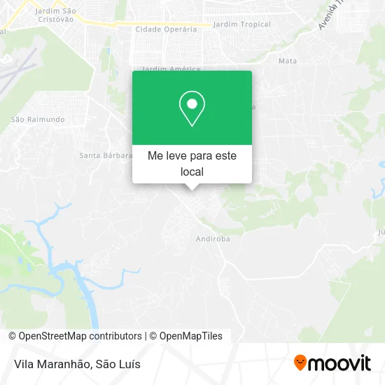 Vila Maranhão mapa