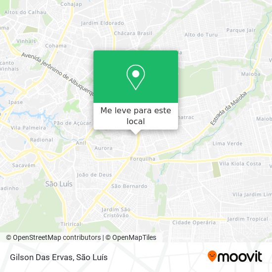 Gilson Das Ervas mapa