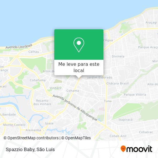 Spazzio Baby mapa