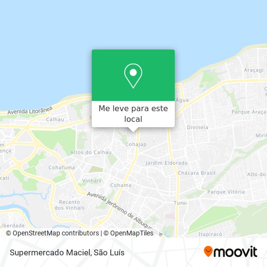 Supermercado Maciel mapa