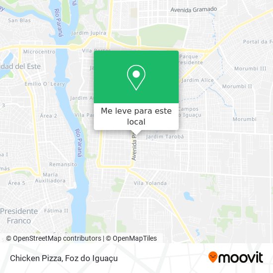 Chicken Pizza mapa