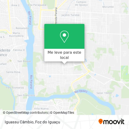 Iguassu Câmbio mapa