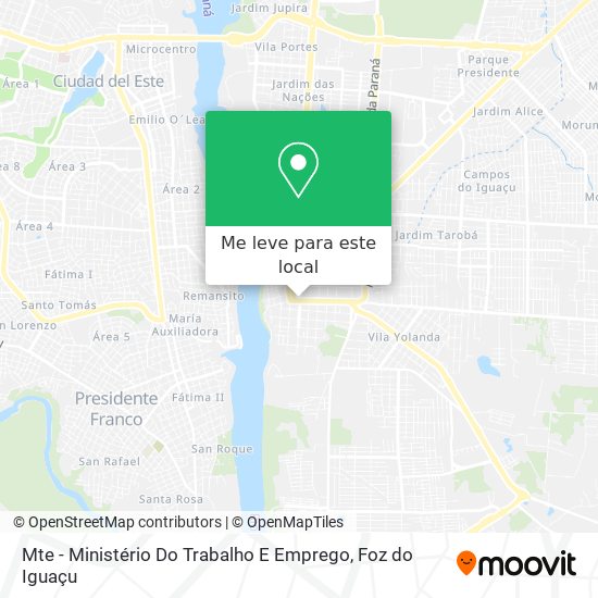 Mte - Ministério Do Trabalho E Emprego mapa