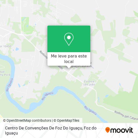 Centro De Convenções De Foz Do Iguaçu mapa