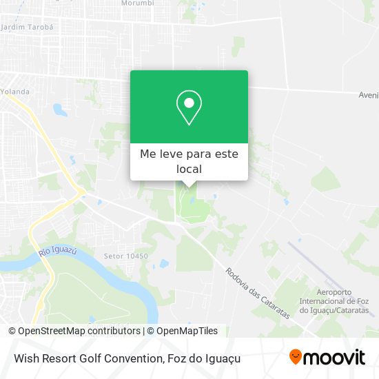 Wish Resort Golf Convention mapa
