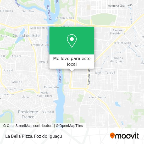 La Bella Pizza mapa