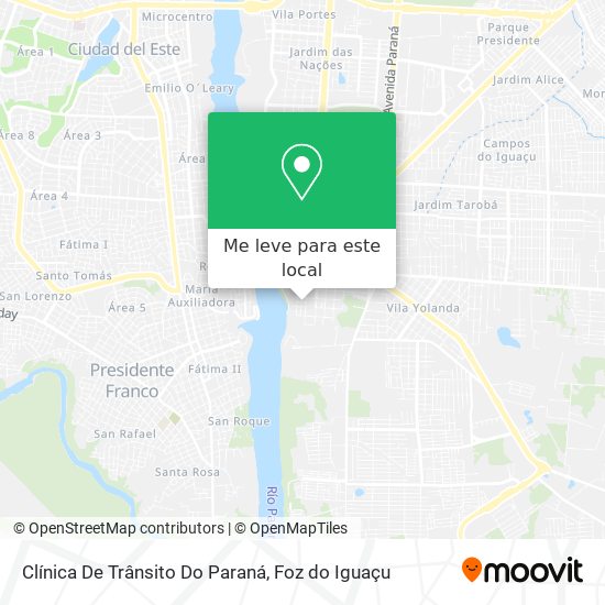 Clínica De Trânsito Do Paraná mapa