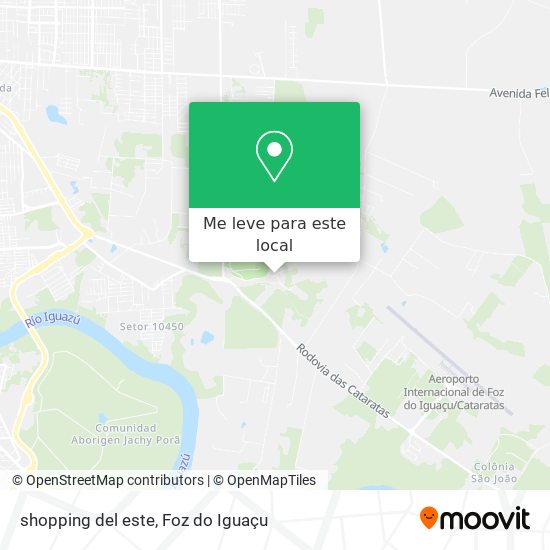 shopping del este mapa