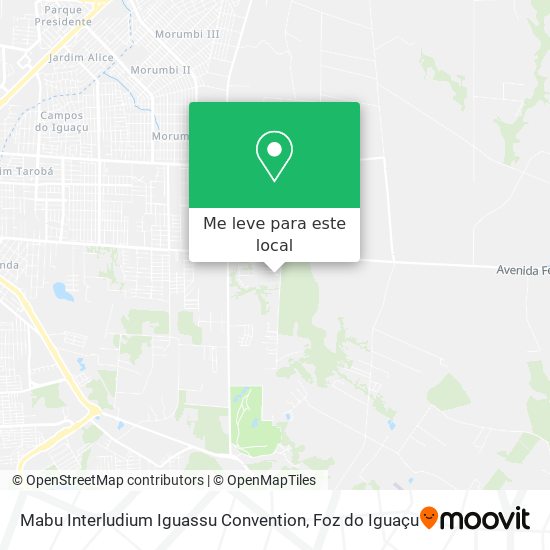 Mabu Interludium Iguassu Convention mapa