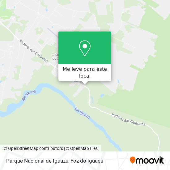 Parque Nacional de Iguazú mapa