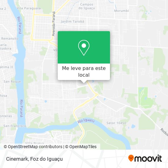 Cinemark mapa