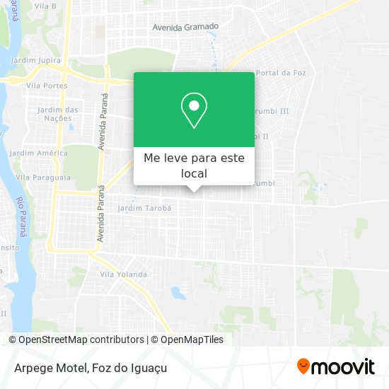 Arpege Motel mapa