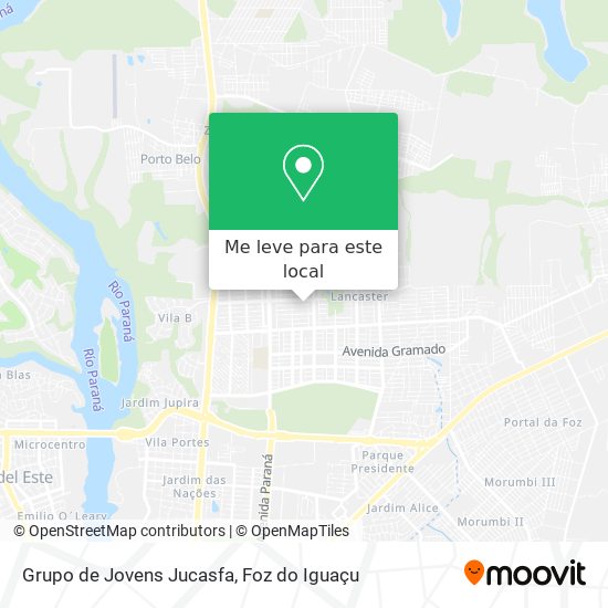 Grupo de Jovens Jucasfa mapa