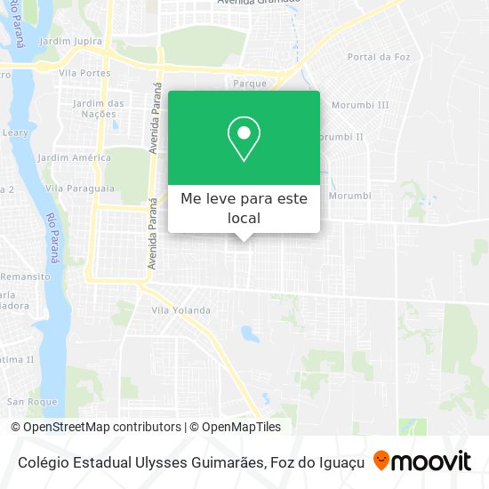 Colégio Estadual Ulysses Guimarães mapa