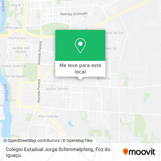 Colegio Estadual Jorge Schimmelpfeng mapa