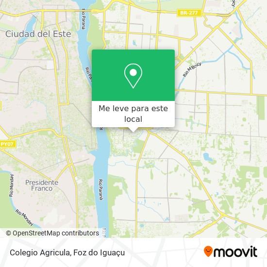 Colegio Agricula mapa