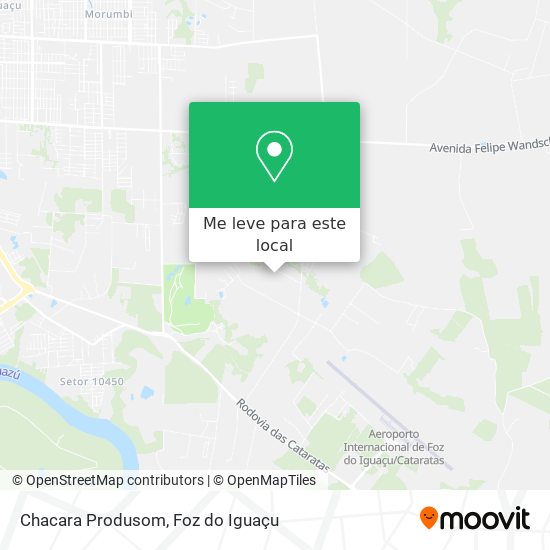 Chacara Produsom mapa