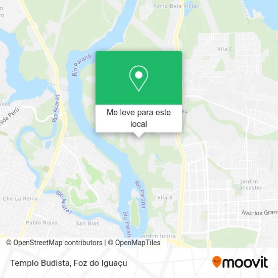 Templo Budista mapa