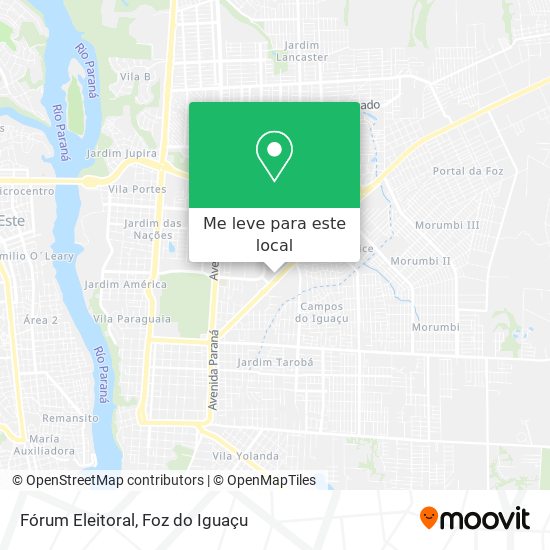 Fórum Eleitoral mapa