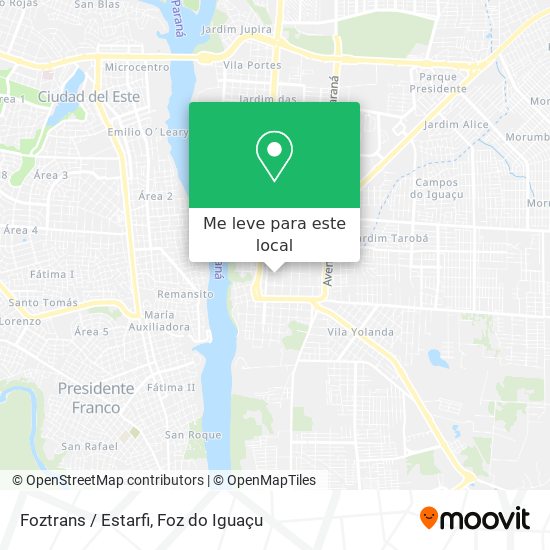 Foztrans / Estarfi mapa