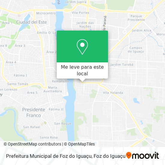 A Prefeitura Municipal e o - Prefeitura de Foz do Iguaçu