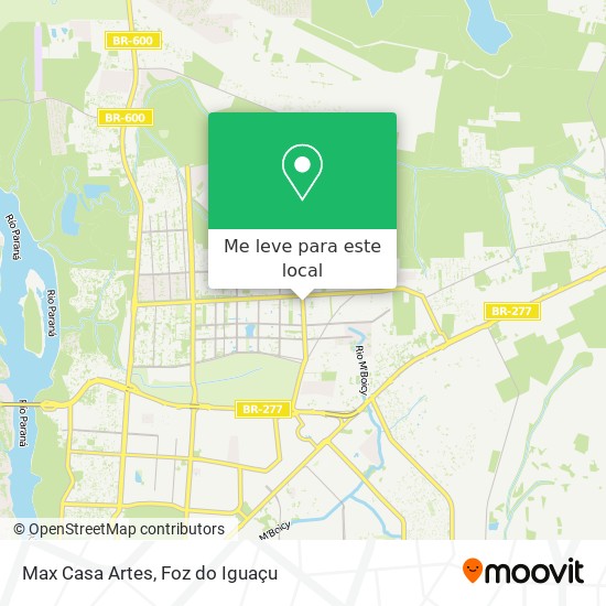 Max Casa Artes mapa