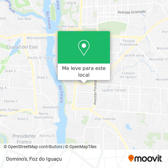 Domino's mapa