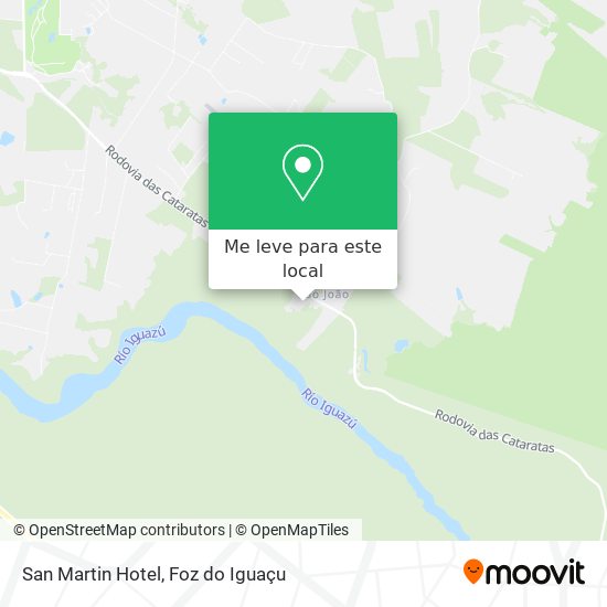 San Martin Hotel mapa