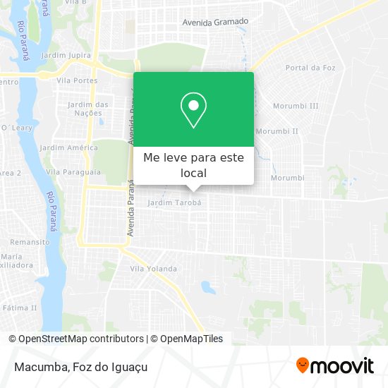 Macumba mapa