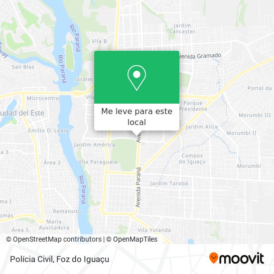 Polícia Civil mapa