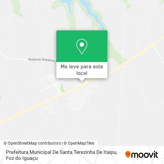 Prefeitura Municipal De Santa Terezinha De Itaipu mapa